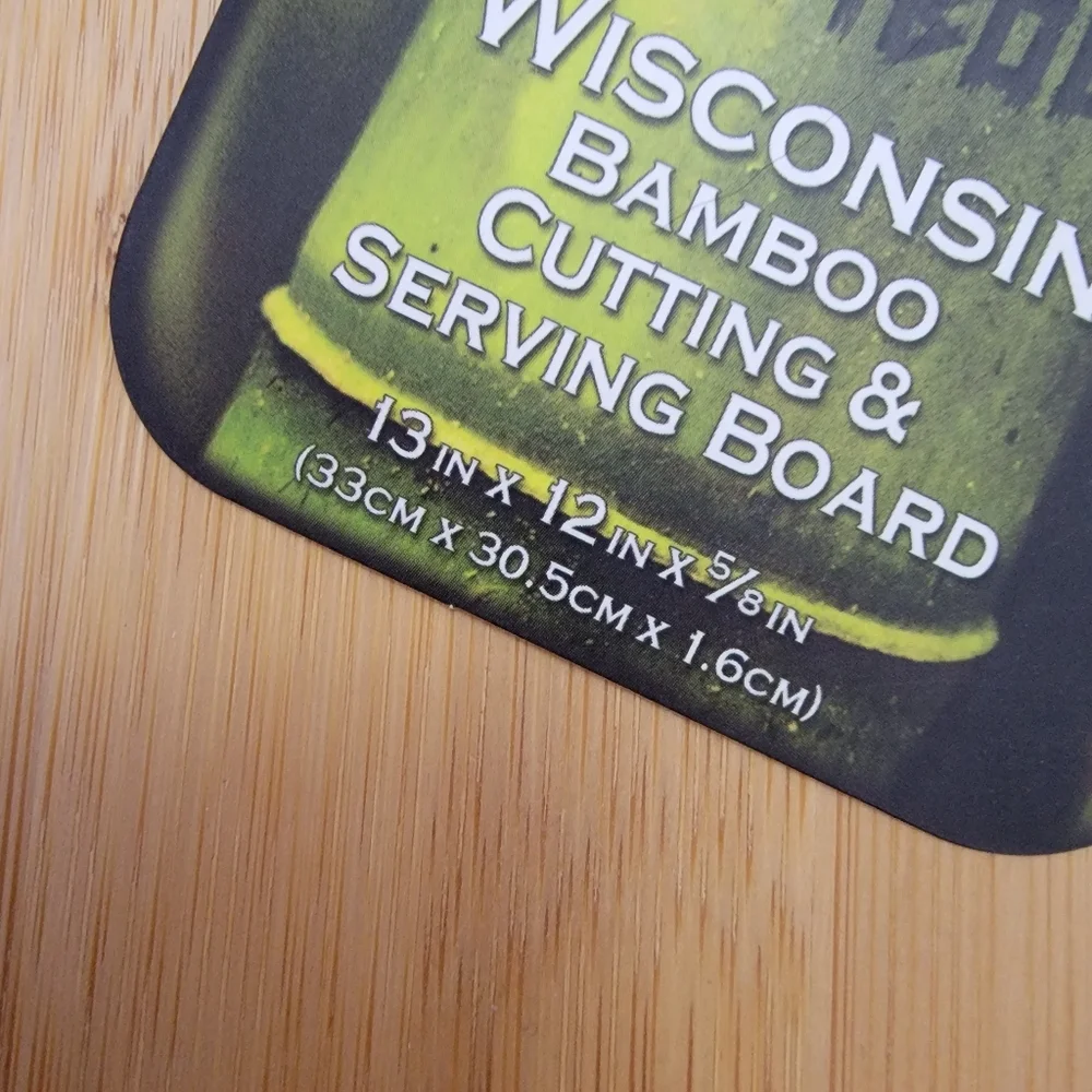 Totally Bamboo Wisconsin Cutting & Serving Board - Picture 5 of 5